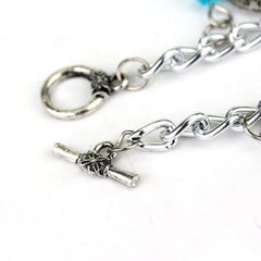 Percy Jackson Crystal Beads Pendent Charm Bracelet Vintage Movie Jewelry