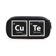 Periodic Table of Elements Print Cosmetic Case Pencil Bag