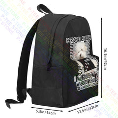 Personal Stalker Coton De Tulear Large Capacity Backpack