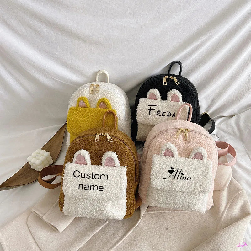 Personalised Bunny Backpack for Girls