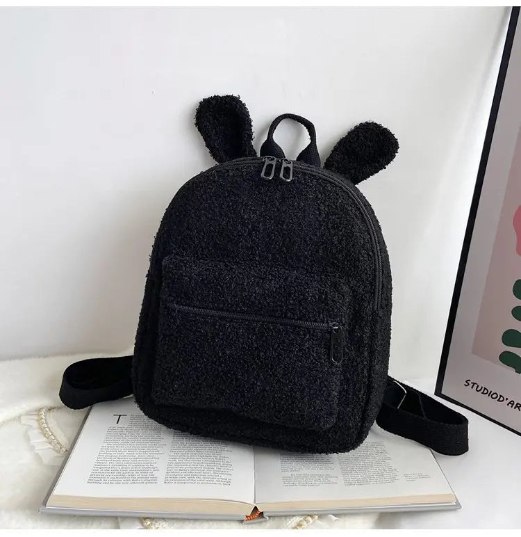 Personalised Embroidery Backpack with Bear Shoulder Bags