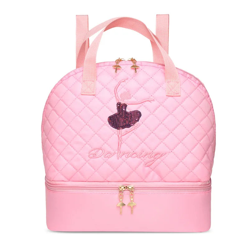 Personalised Embroidery Toddler Backpack Ballet Dance Bag Girls 2-8Y