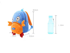 Personalised Crab Toddler Backpack, Soft Plush Mini Travel Bag