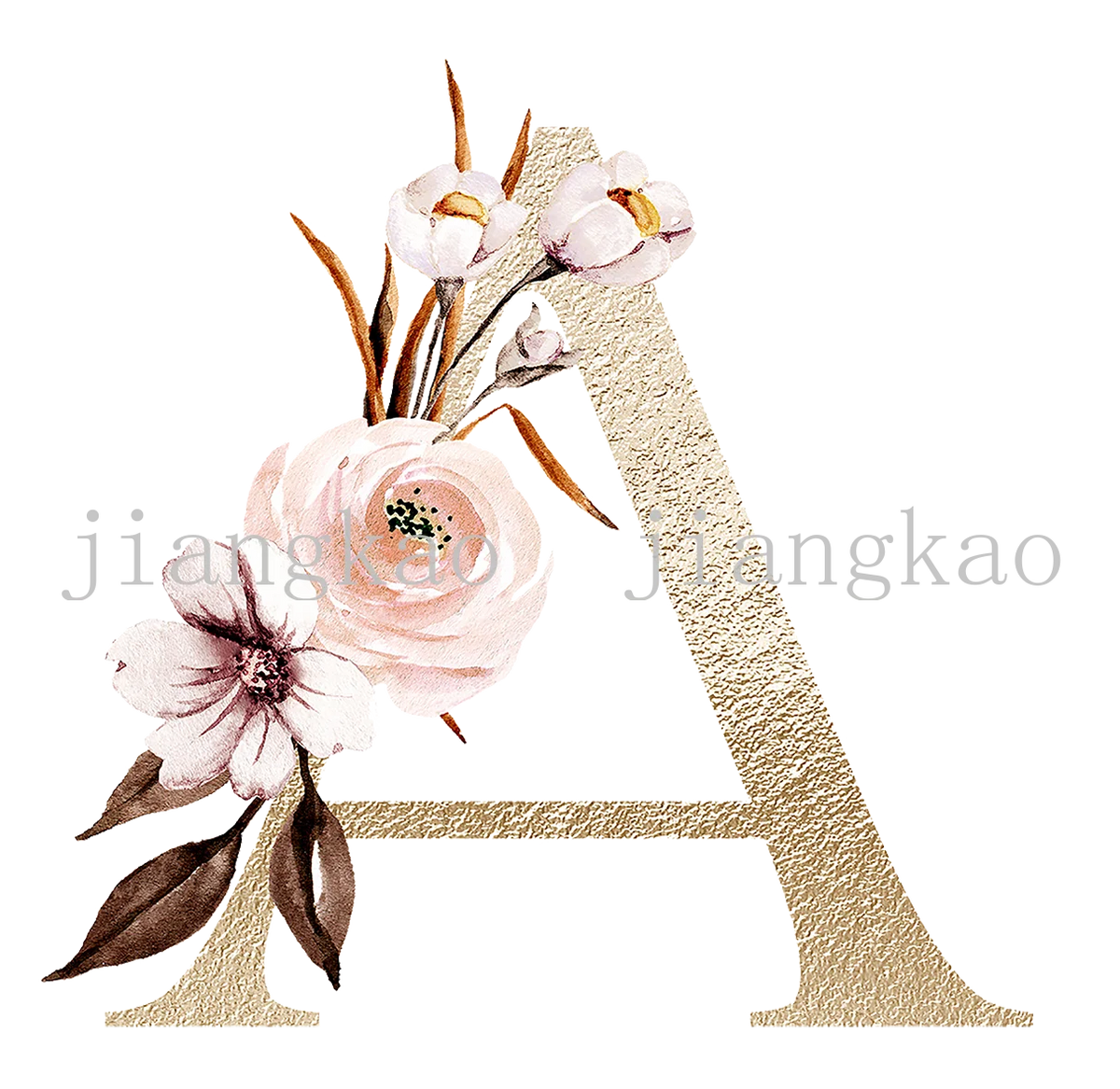 Personalised Name Initial Backpack Pink Letter Girls Kid Nursery Child