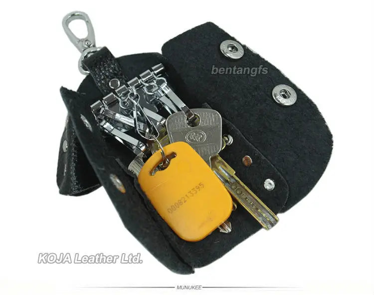 Leather Key Holder Case Keychain Key Wallet MC-802