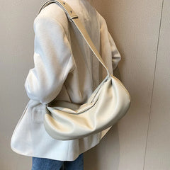 Personality PU Leather Large Capacity Shoulder Bag Texture Women Messenger Bag
