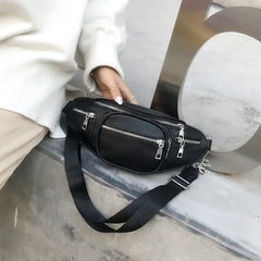 Outdoor Waist Bag Chain Chest Bag Shoulder Messenger Bag Unisex