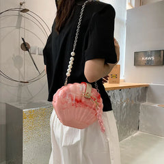 Acrylic Shell Bag Shoulder Chain Box Messenger Bag