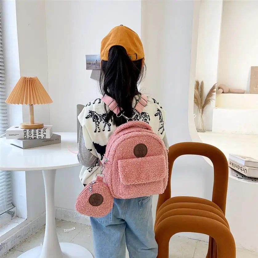 Personalized Bear Backpacks Name bag Portable Children Travel Shopping bag