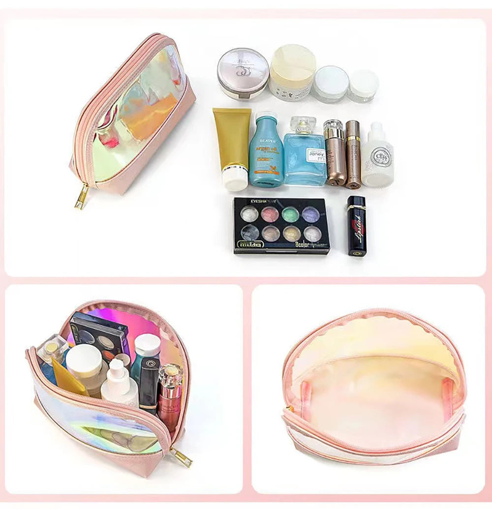 Personalized Name Makeup Pouch Bag Cosmetic Handbag Travel Lipstick Organizer