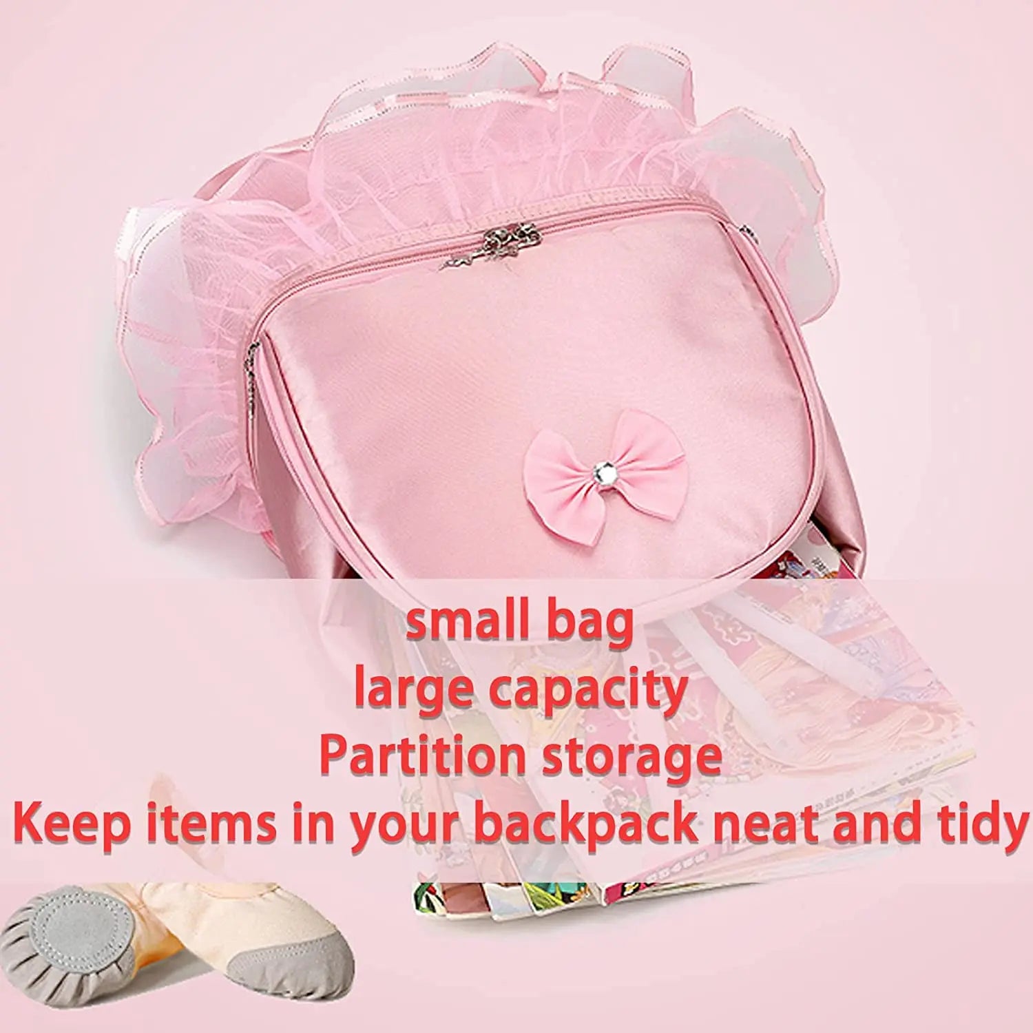 Personalized Embroidered Ballet Bag for Little Girls