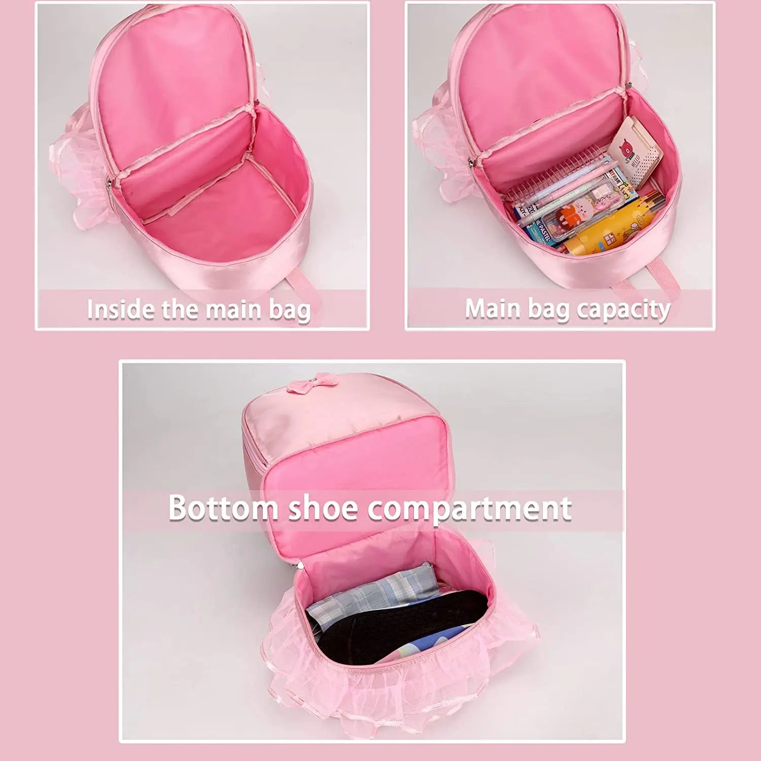 Personalized Embroidered Ballet Bag for Little Girls