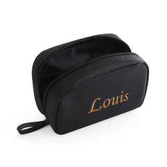 Personalized Embroidery Cosmetic Storage Bag Portable Waterproof Makeup Bag