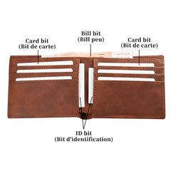 Personalized Men's PU Leather Laser Name Wallet