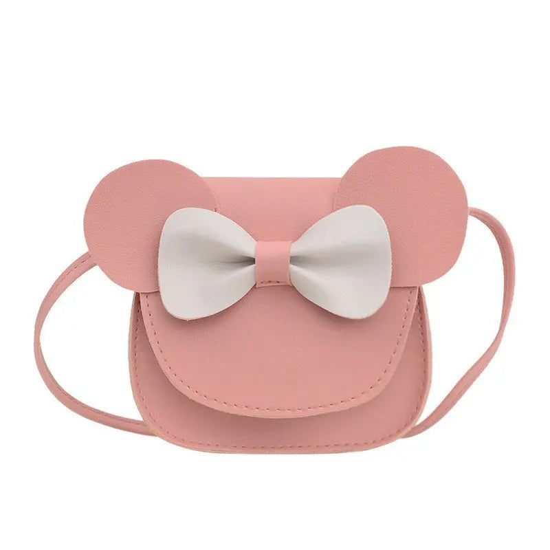 Mini Crossbody Purse with Bow for Toddlers