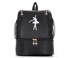 Pink Dance Bag for Girls Embroidered Name Ballet Dance Bag