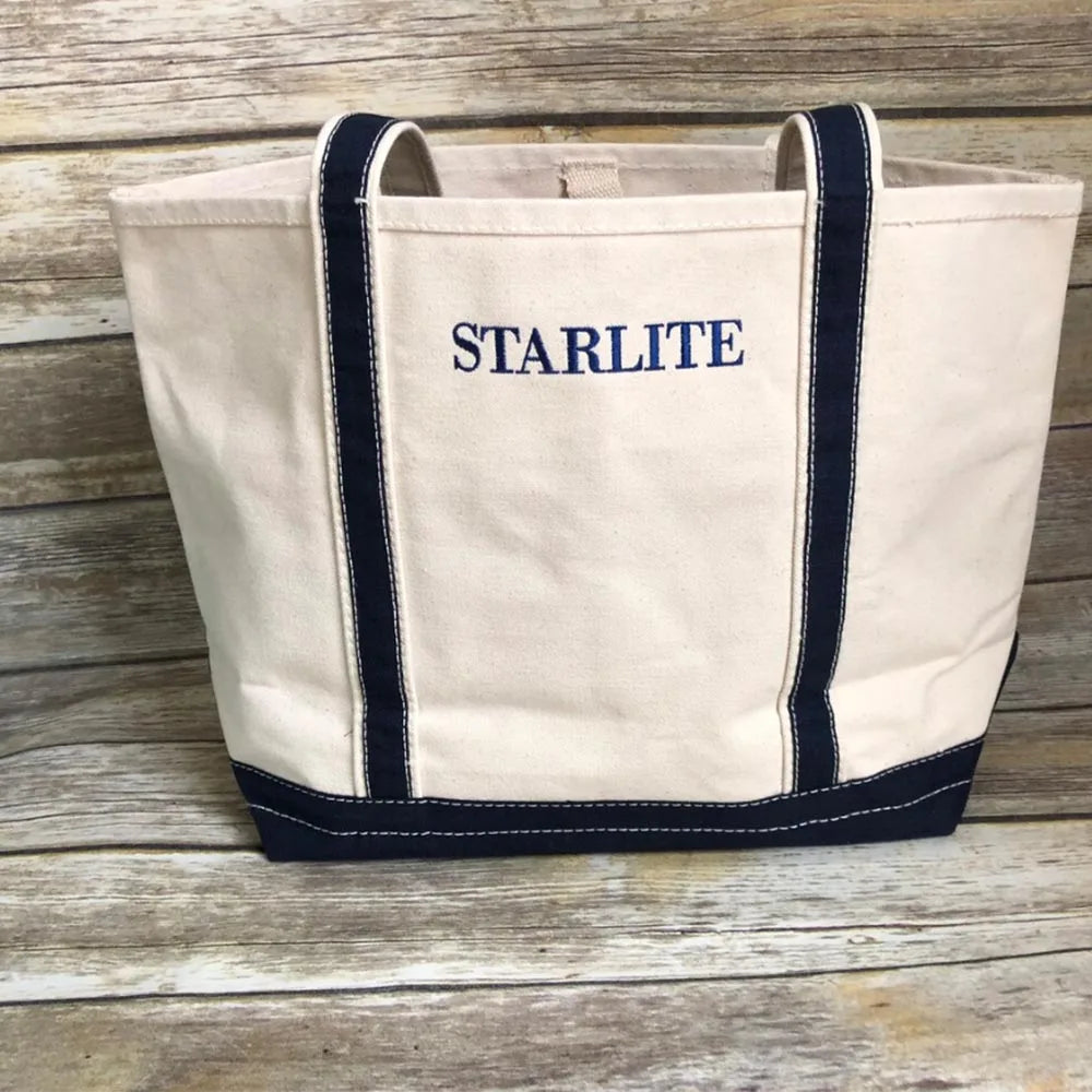 Personalized Tote Bag Embroidered Name Canvas Bag Bridesmaid Gift