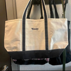 Personalized Tote Bag Embroidered Name Canvas Bag Bridesmaid Gift