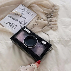 Vintage Camera Shape Clutch Shoulder Bag