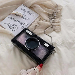 Vintage Camera Shape Clutch Shoulder Bag