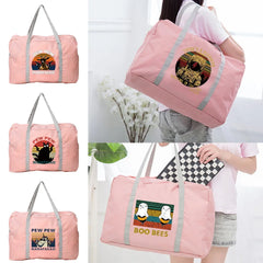 Pew Series Print Travel Bag Water Proof Luggage Large Capacity Shoulder Pack