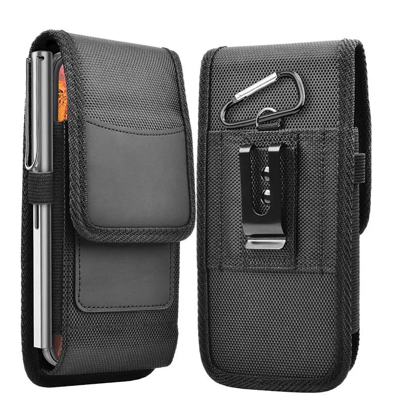 Hanging Waist Bag Fanny Pack Phone Pouch Nylon Belt Clip Storage Bag Pack Purse