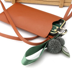 Phone Wallets Solid Mini Mobile Phone Bag Pouch Women Phone Purse