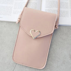 Transparent Touch Screen Phone Wallet Women Messenger Bag