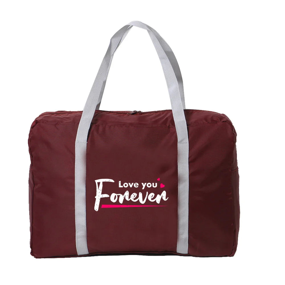 Large Capacity Waterproof Travel Bag Nylon Foldable Luggage Bag