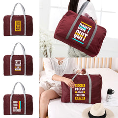 Large Capacity Waterproof Travel Bag Nylon Foldable Luggage Bag