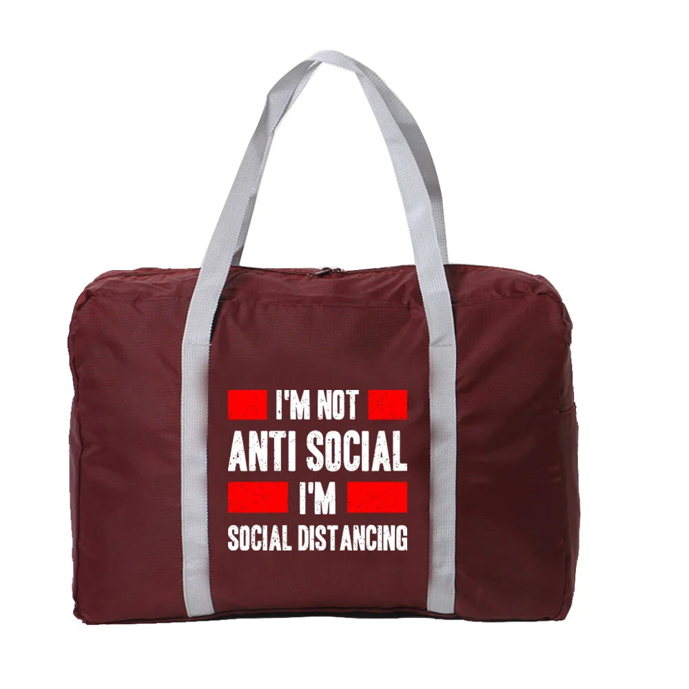 Foldable Travel Bag Large Capacity Portable Luggage Bags