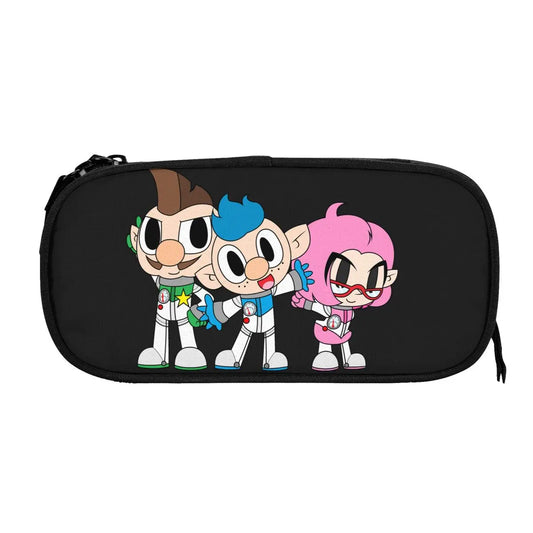 Pikmin Characters Pen Box Zipper Pen Bag