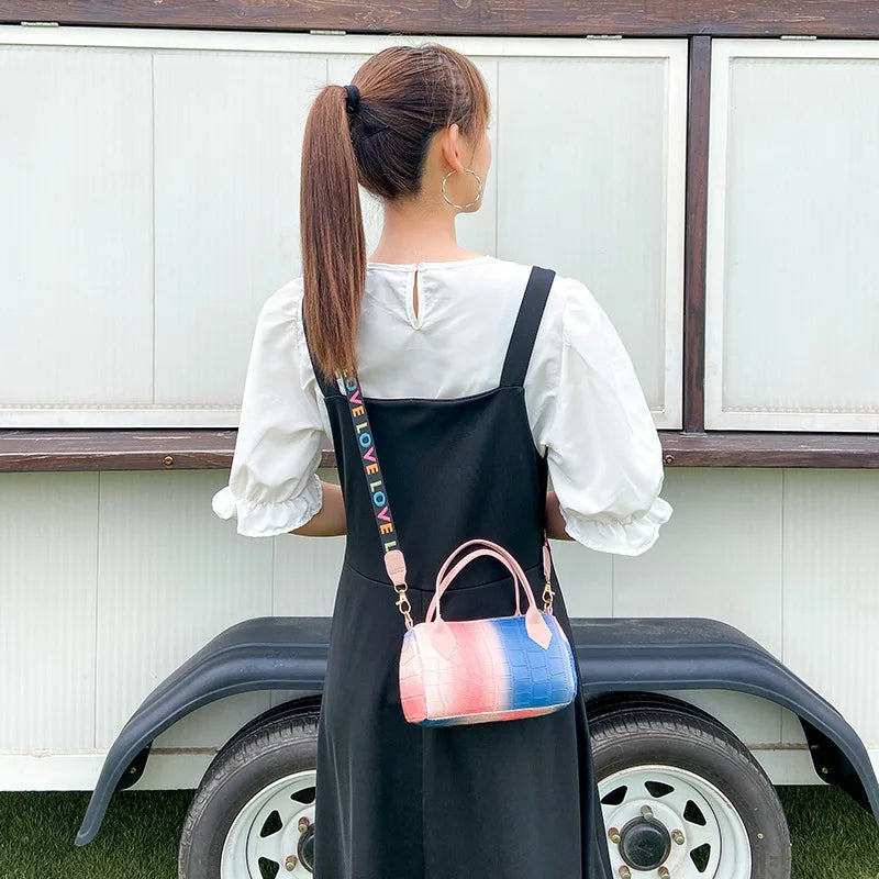 Gradient Mini Handbag Crossbody Bag