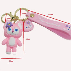 Pink Backpack Key Case Pendant Key Pendant Doll Couple Bag Keychain