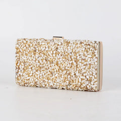 Pink Clutch Purse Women Cross Bag Handbags Stone Wedding Shoulder Tote