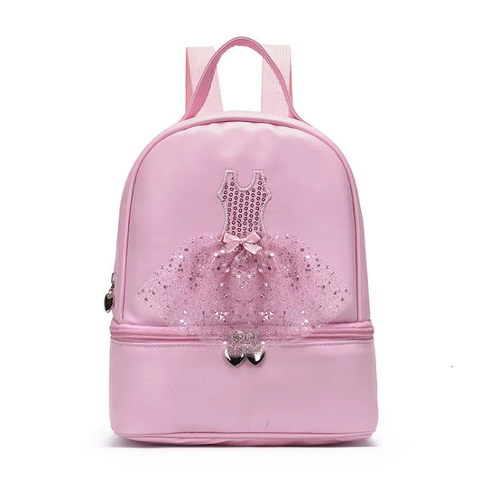 Pink Lace Girl Ballet Dance Bag for Kids Ballerina Bag