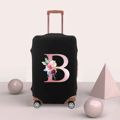 Pink Letter Luggage Cover Protective Scratch-resistant Dust-proof 18-32 Inch