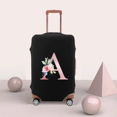 Pink Letter Luggage Cover Protective Scratch-resistant Dust-proof 18-32 Inch