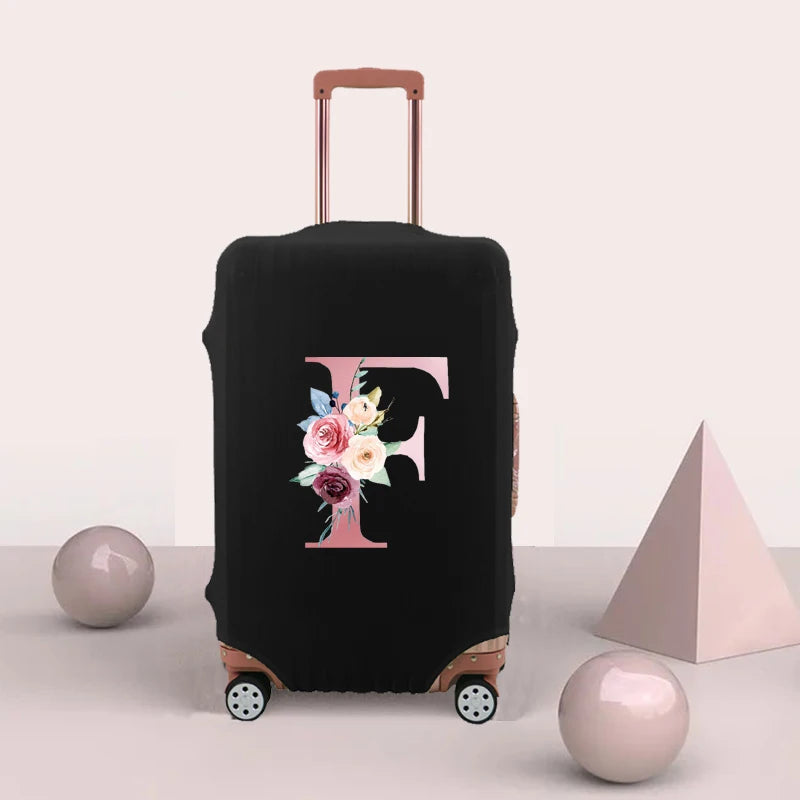 Pink Letter Protective Luggage Cover for 18-32 Inch Travel Accessories