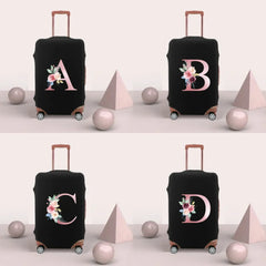 Pink Letter Protective Luggage Cover for 18-32 Inch Travel Accessories