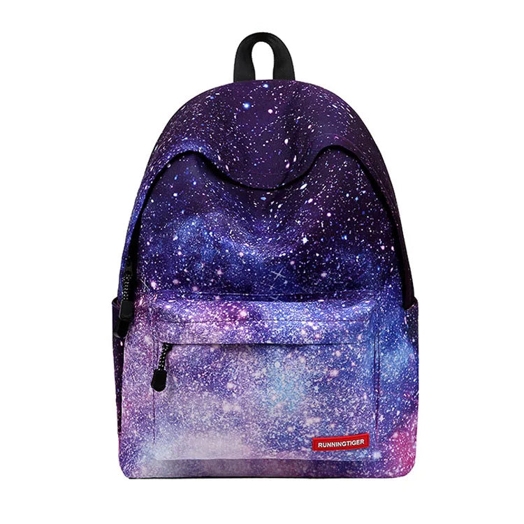 Pink Stripe Printing Children School Bags For Girls Teenagers Backpacks