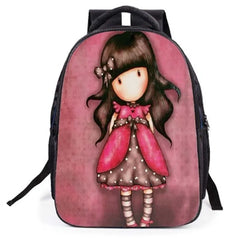 Girl's Book Bag School Backpack Large Capacity Lightweight Kids Bag