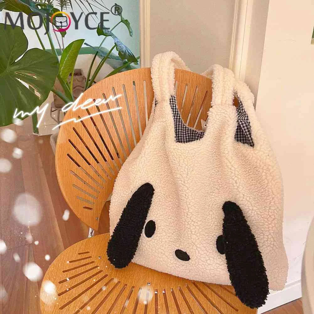 Fluffy Female Underarm Bag Animal Pattern Large Capacity Soft for Party