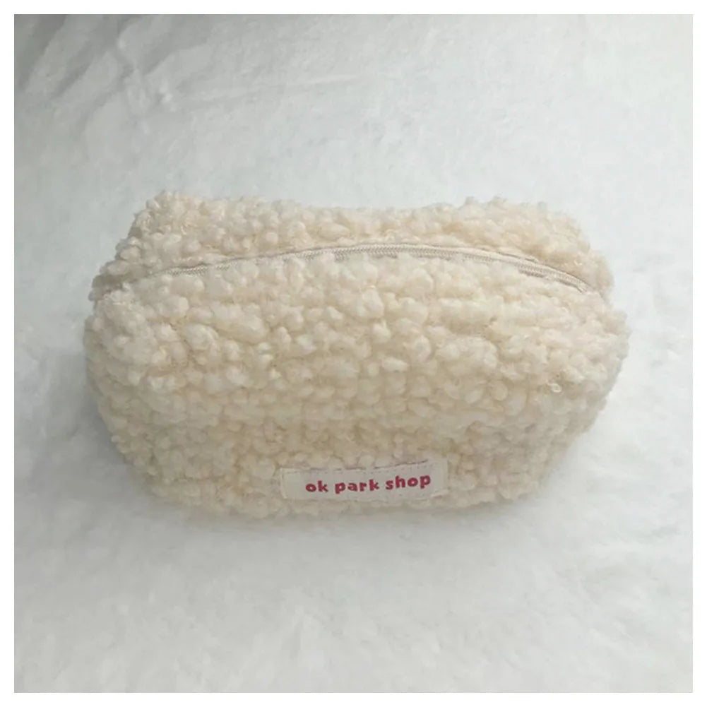 Plush Pencil Case Soft for Makeup Storage
