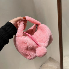 Plush Pillow Bag Women's Bag Large Capacity Female Handbag