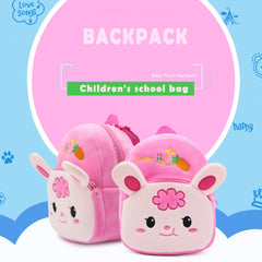 Girls Plush Schoolbag Toy Backpack Kindergarten School Book Bag Kids Lovely
