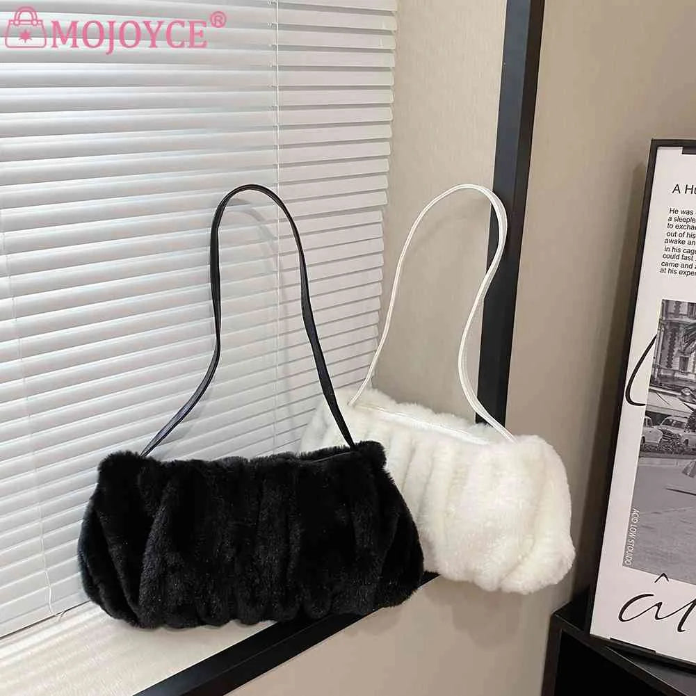 Soft Cloud Casual Warm Solid Tote Bag for Women