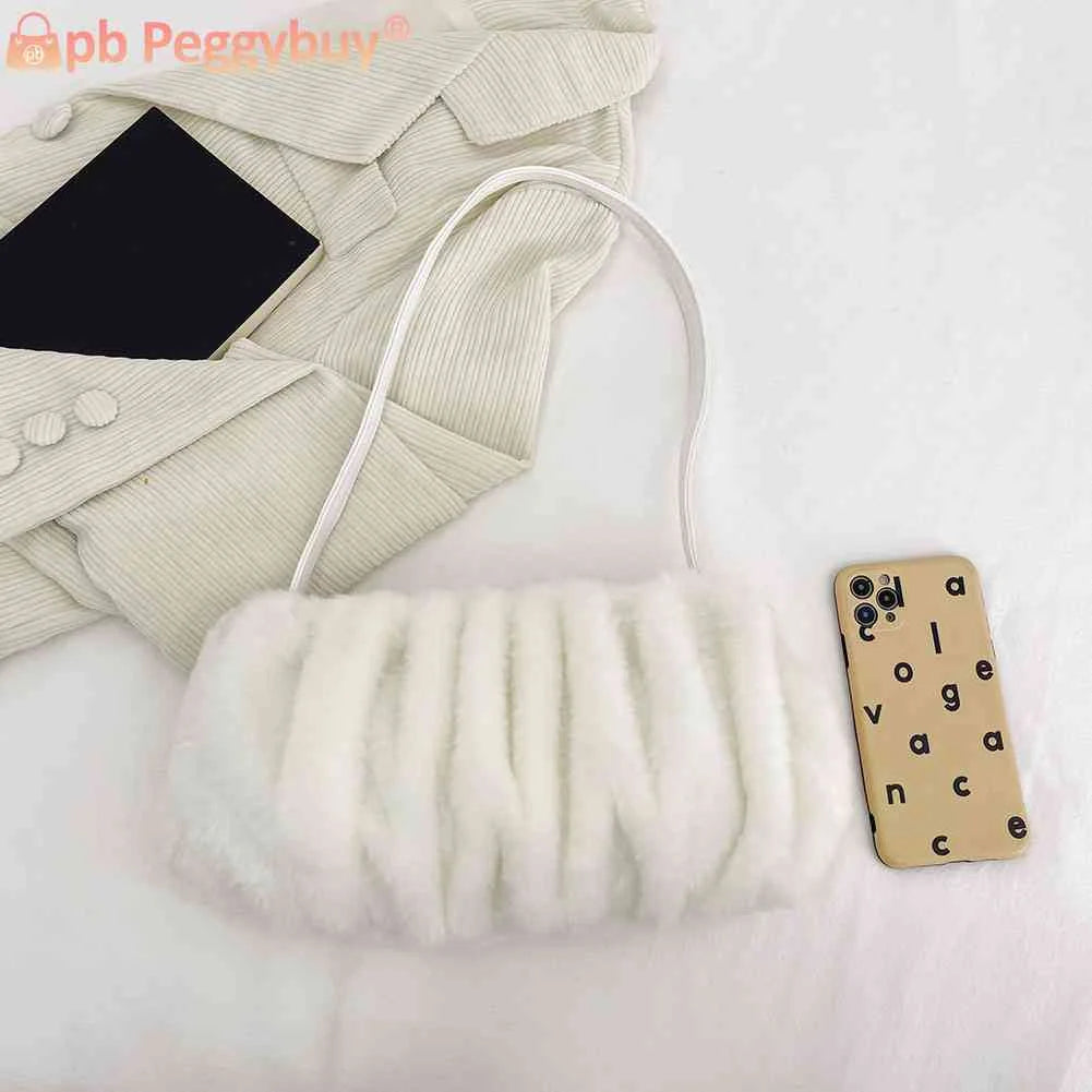 Warm Plush Women Hand Bag for Travel Vacation