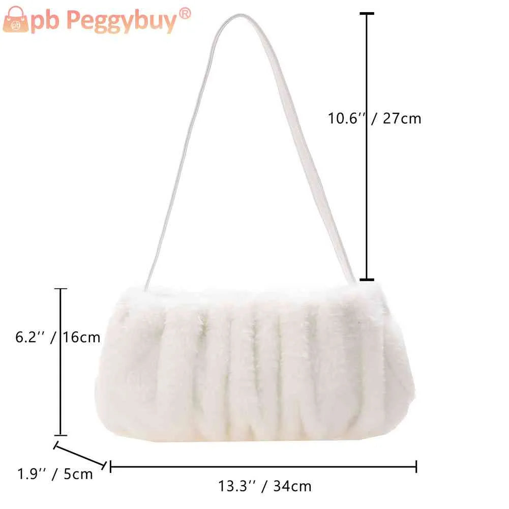Warm Plush Women Hand Bag for Travel Vacation