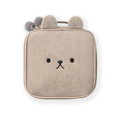 Animal Embroidery Square Cosmetic Bag Large Capacity Storage Rabbit Shape Purses